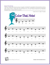 free music theory worksheets for kids note names the piano student