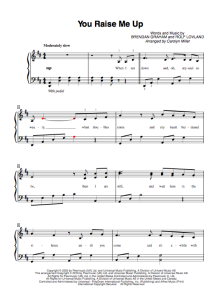 your-raise-me-up-easypiano-sheet-music