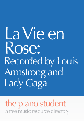 La Vie En Rose – Easy Piano Sheet Music – The Piano Student